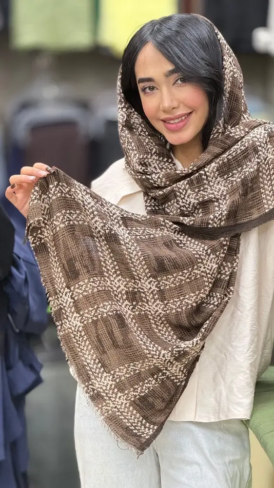 شال طرح دار لیلی